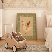Goose and Bunny – Nursery & kids wall art