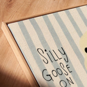 Silly Goose Portrait – Nursery & Kids Canvas Wall Art