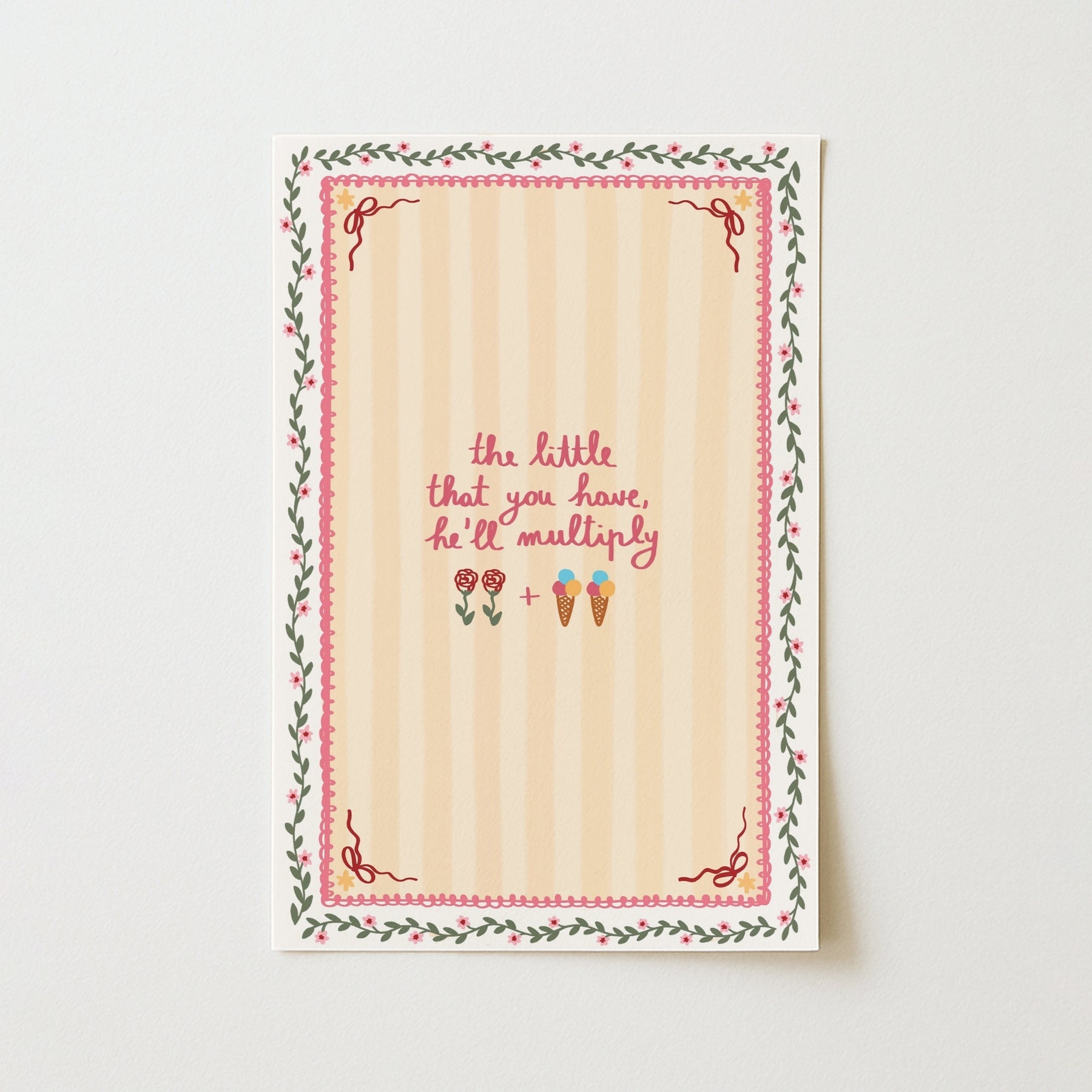 Soft Pink Christian Art