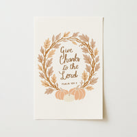 Décoration de Thanksgiving chrétienne