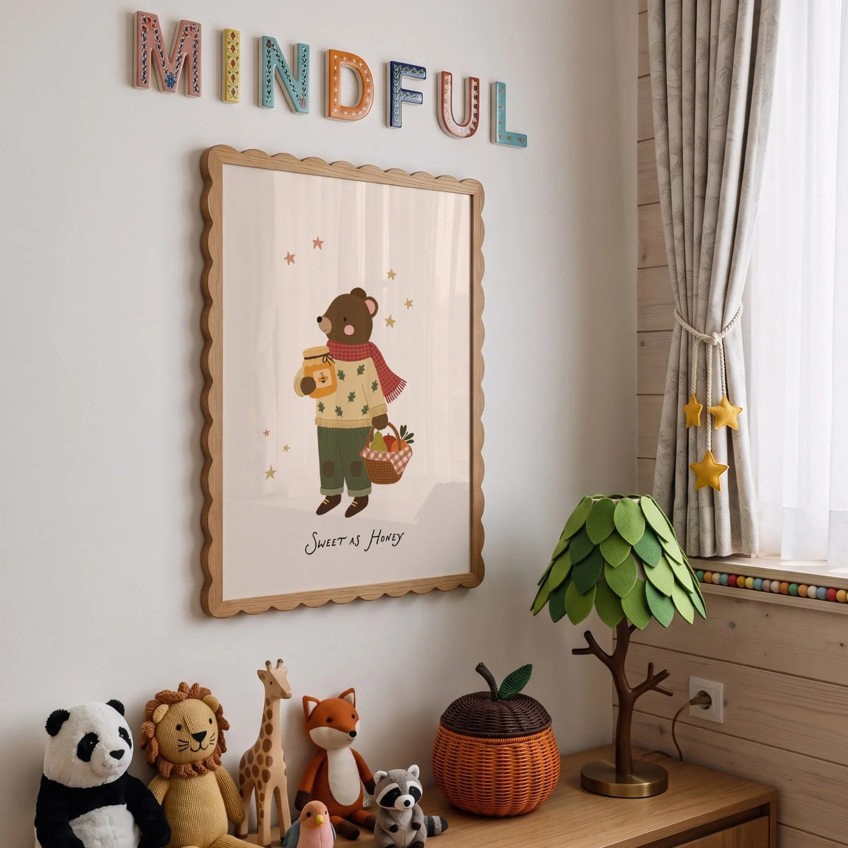 Sweet as Honey Bear – Nursery & Kids Wall Art