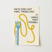 Faith Makes It Possible – Christian Wall Art
