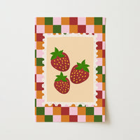 Strawberry Nursery Print