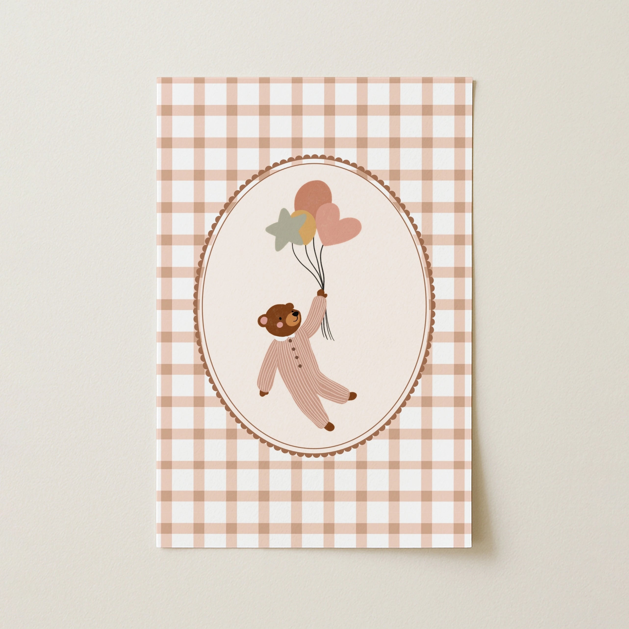 Arte de Pared Infantil Osito de Peluche