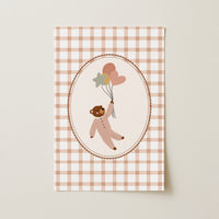Arte de Pared Infantil Osito de Peluche