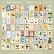 Nursery Wall Art Bundle Vol. 2 – 500+ Printable Designs