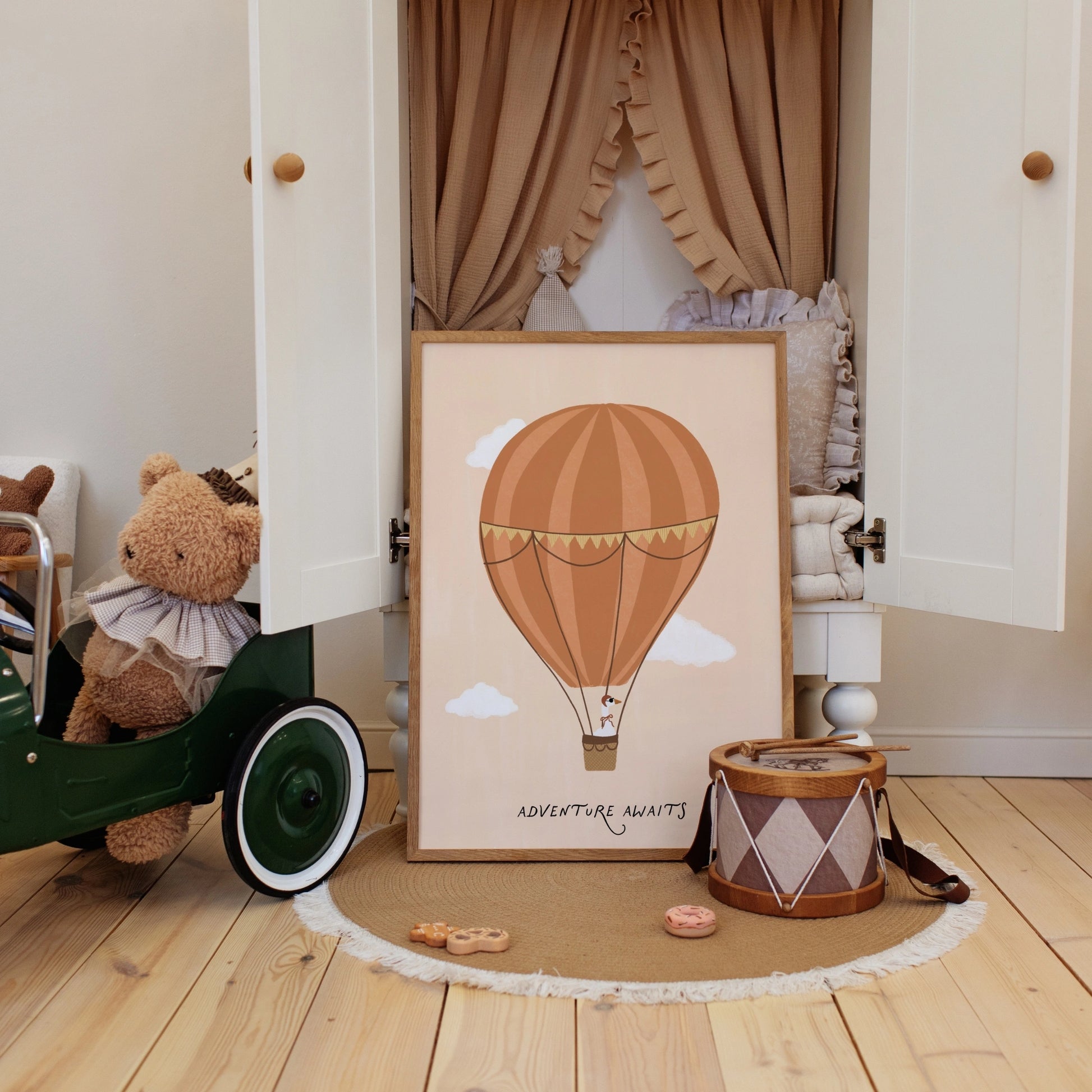 Illustrazione vintage per cameretta