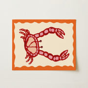 Red Crab - Poster costiero