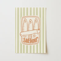 Sardine Kitchen Wall Art, Kitchen Wall Decor