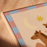 Cowboy Moonlight Adventure – Nursery & Kids Canvas Wall Art