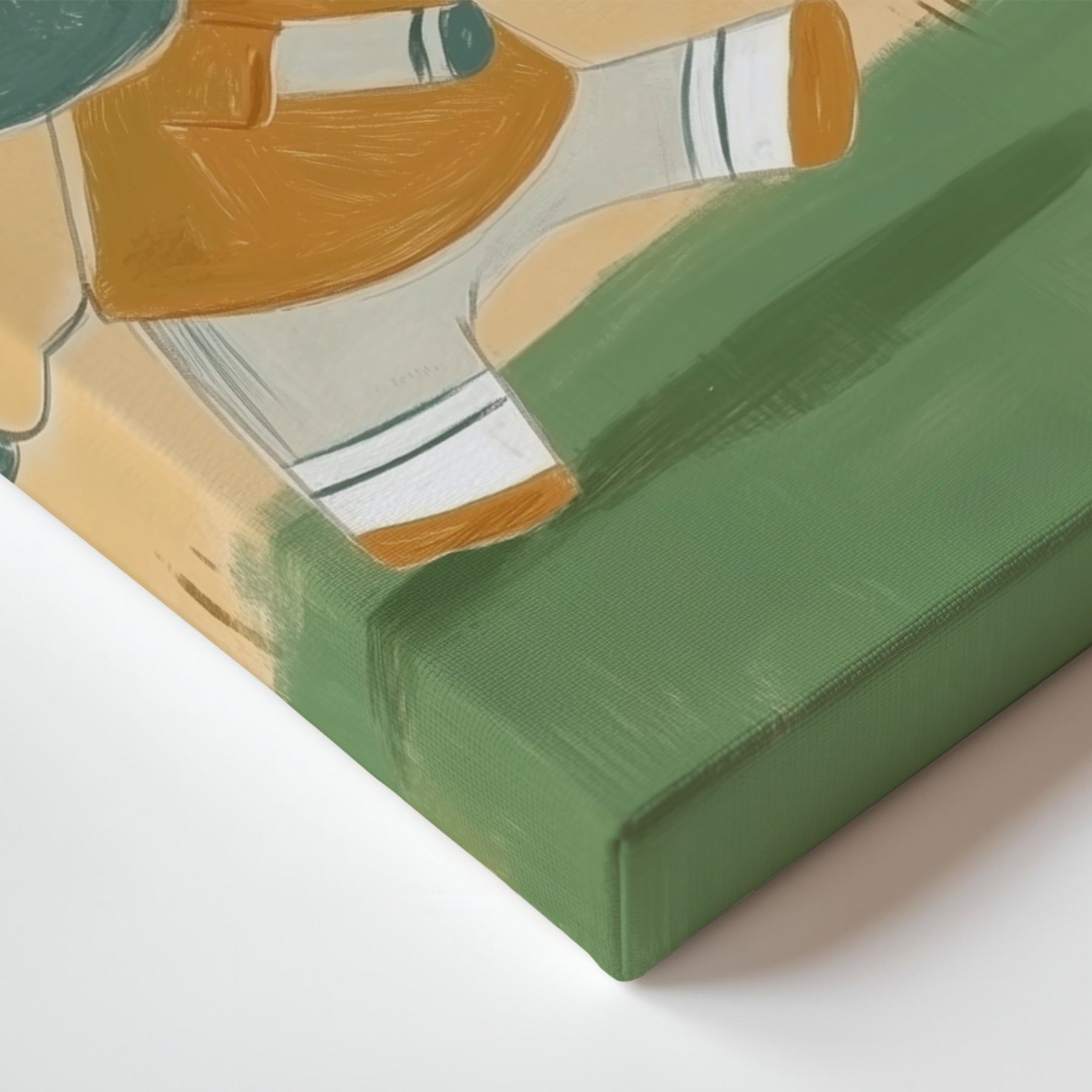 Elephant Playing Soccer Nursery Canvas Print