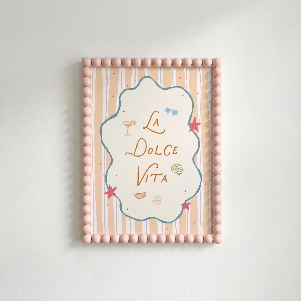 La Dolce Vita Wall Art, Coastal Wall Decor