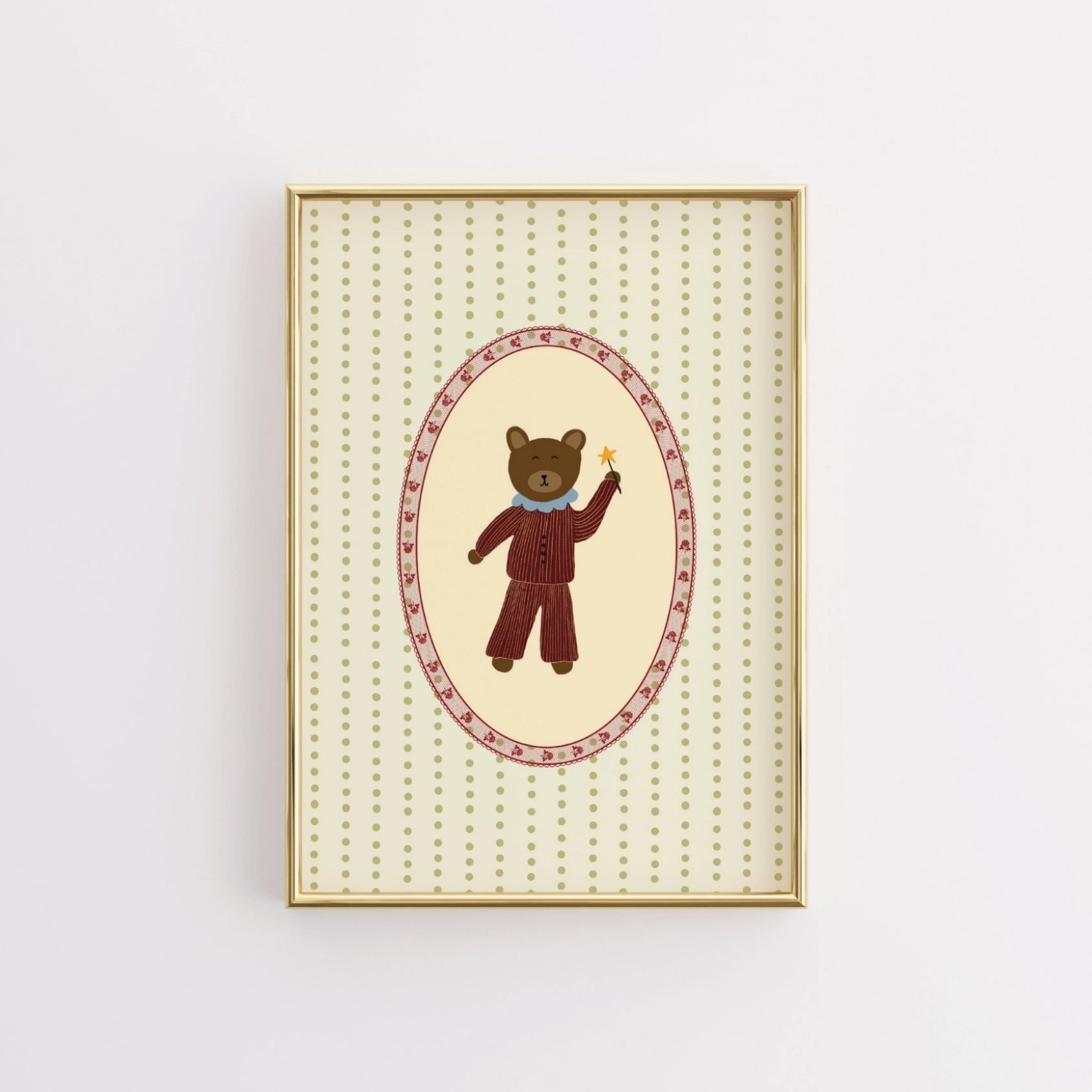 Magic Teddy Bear Print