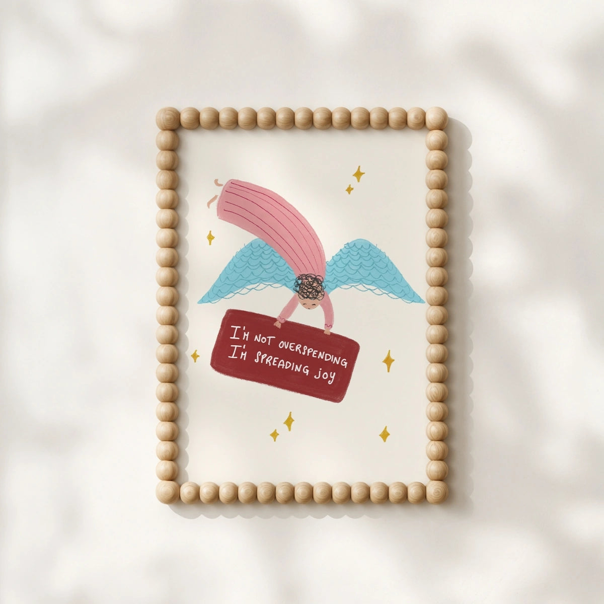 Whimsical Christian Quote Print, Christian Wall Decor