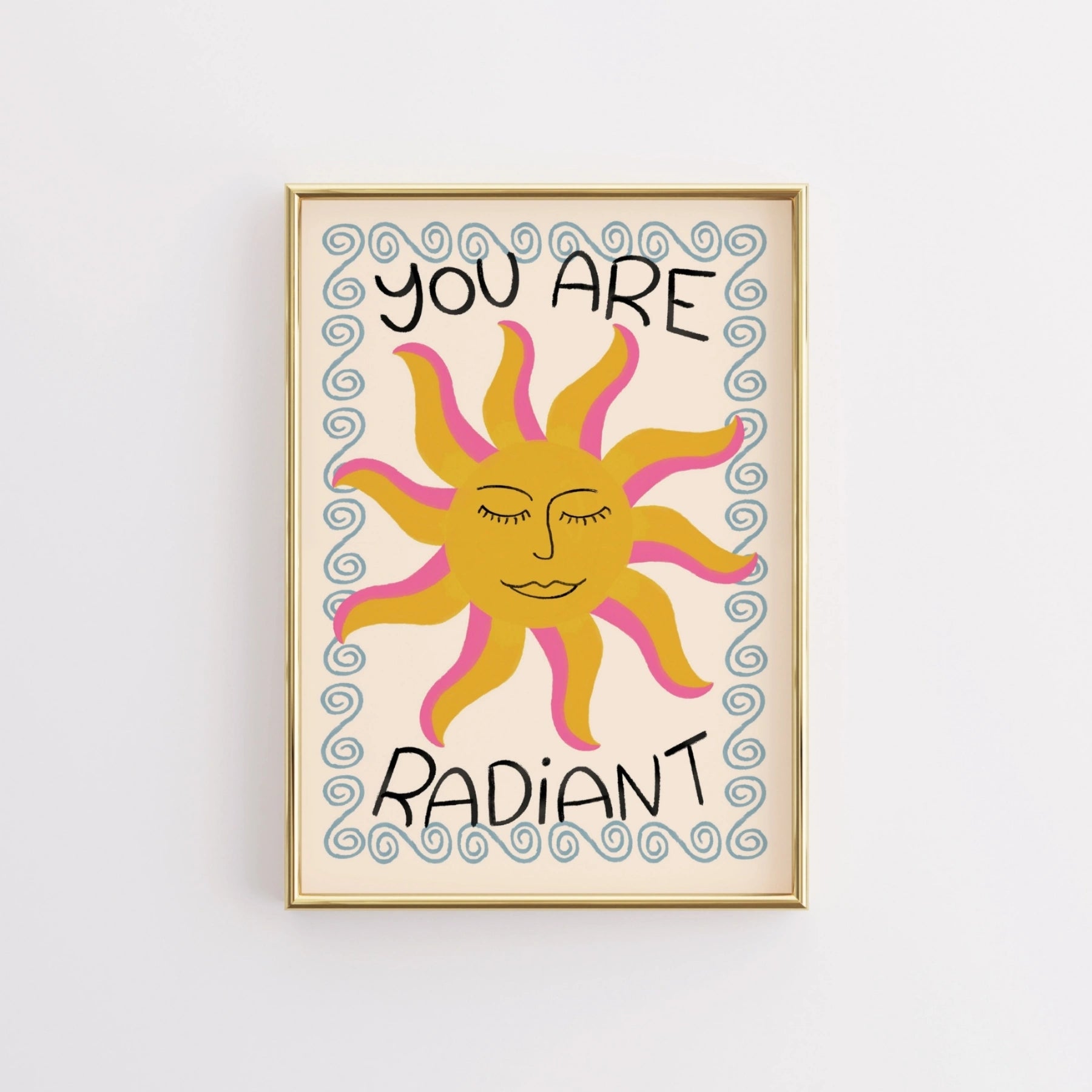 Lámina De Frase Trendy Sobre El Sol