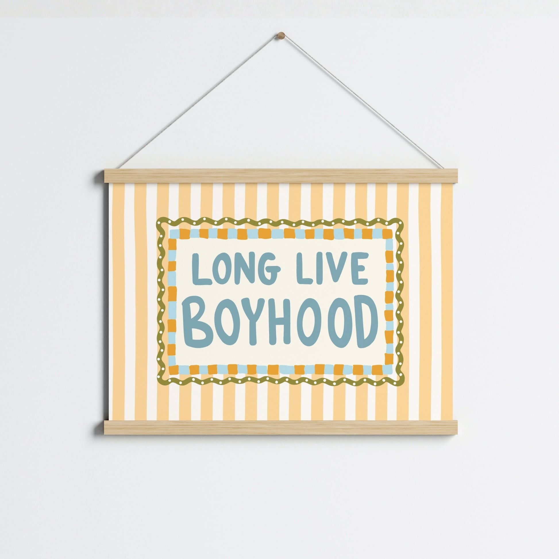 Long Live Boyhood Nursery Print
