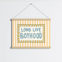 Long Live Boyhood Nursery Print