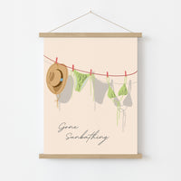 Gone Sunbathing Wall Art
