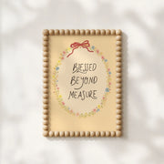 Blessed Beyond Measure Pink Bow - Nursery & Kids Wall Art