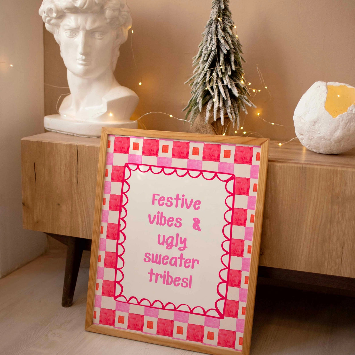 Retro Holiday Print