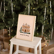 Home for the Holidays Cottage – Christmas Wall Art