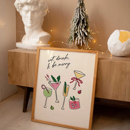 Eat Drink & Be Merry Poster