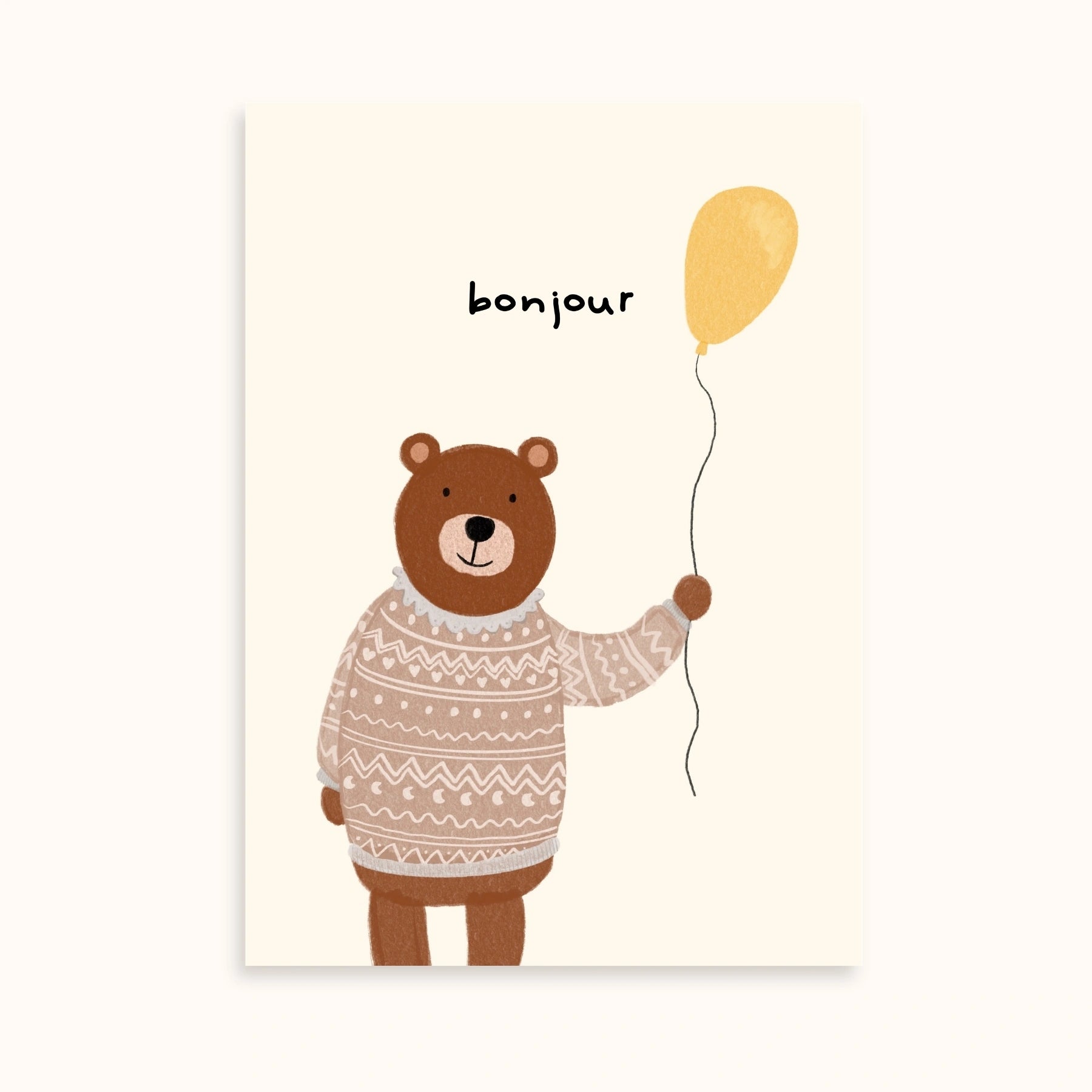Sun and Bear Nursery Wall Art Set of 2