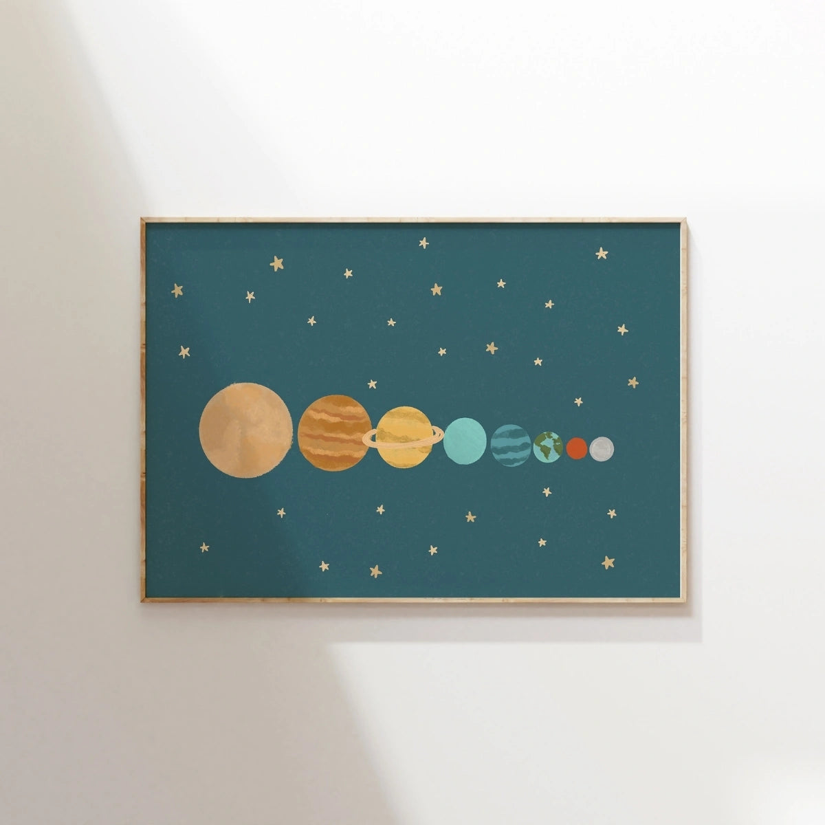 Solar System Nursery Wall Art, Space Nursery Decor