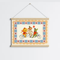Circus Animal Parade Nursery Print, Circus Nursery Decor