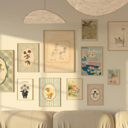 Vintage Nursery Wall Art Bundle – 140+ Printable Designs