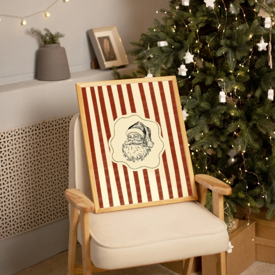 Vintage Santa Claus Wall Art