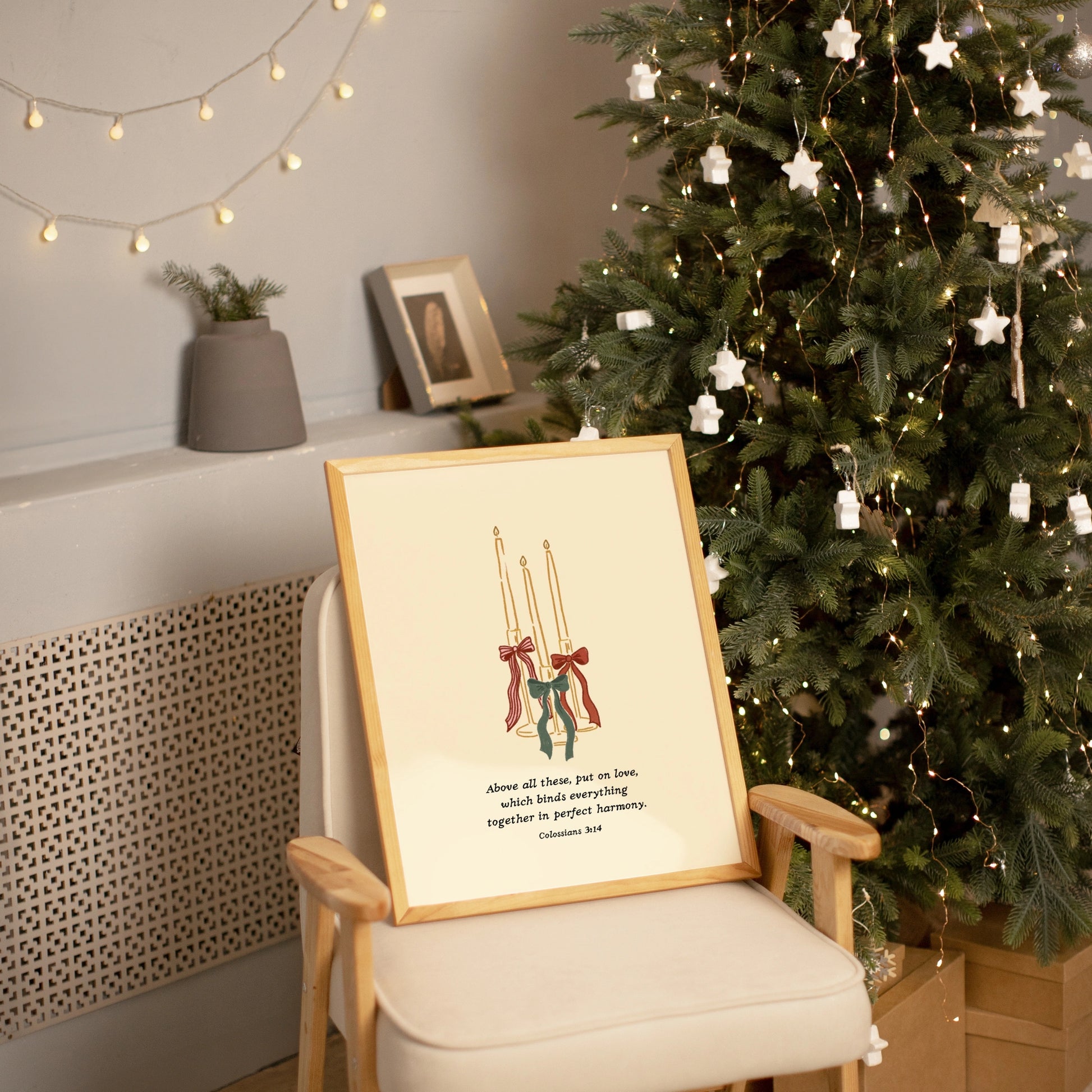 Decorazione per la casa con versetti della Bibbia