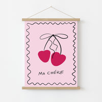 Cherry Wall Art – Pink French Print