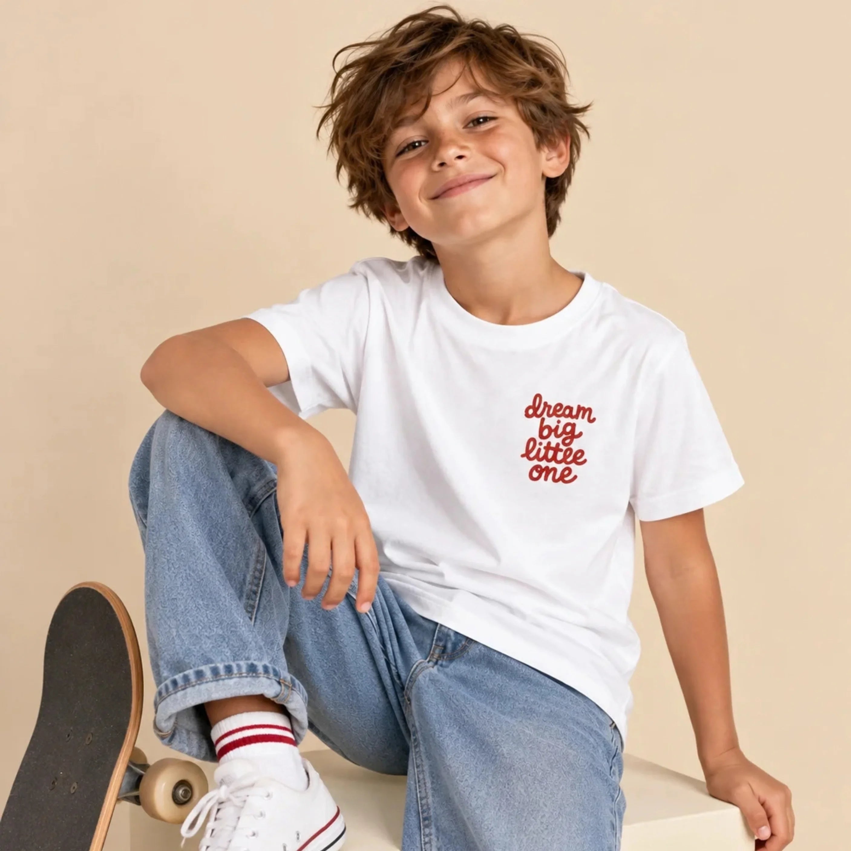 Dream Big Little One Circus Elephant – T-shirt premium bambino