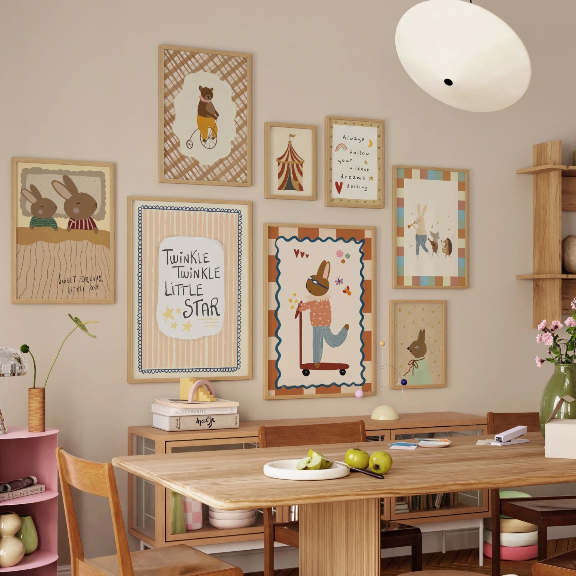 Handmade Vintage Nursery Decor, over 210 prints (Instant Download)