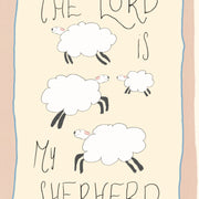 The Lord Is My Shepherd – Nursery & kids wall art