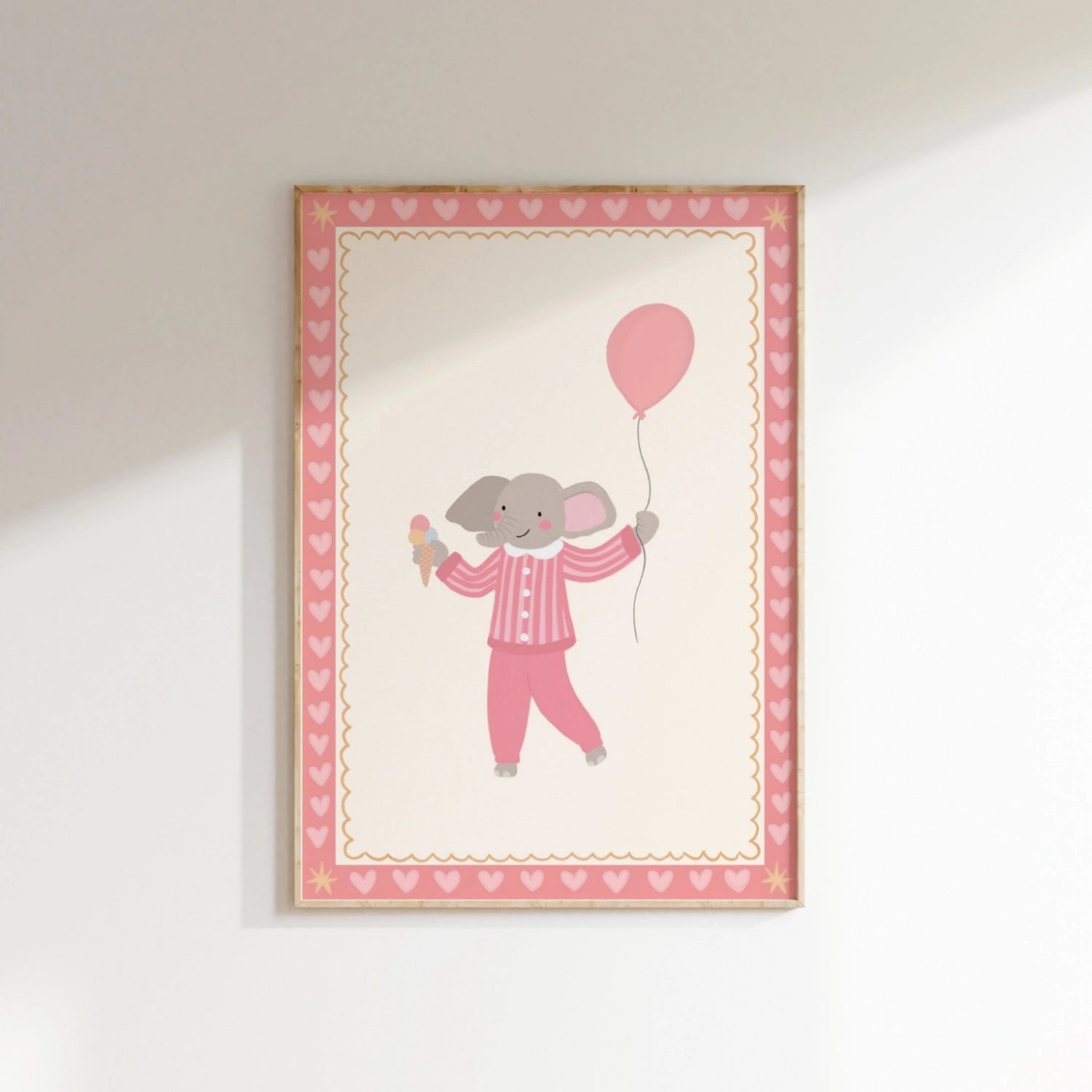 Soft Pink Kids Room Decor, Girls Room Decor