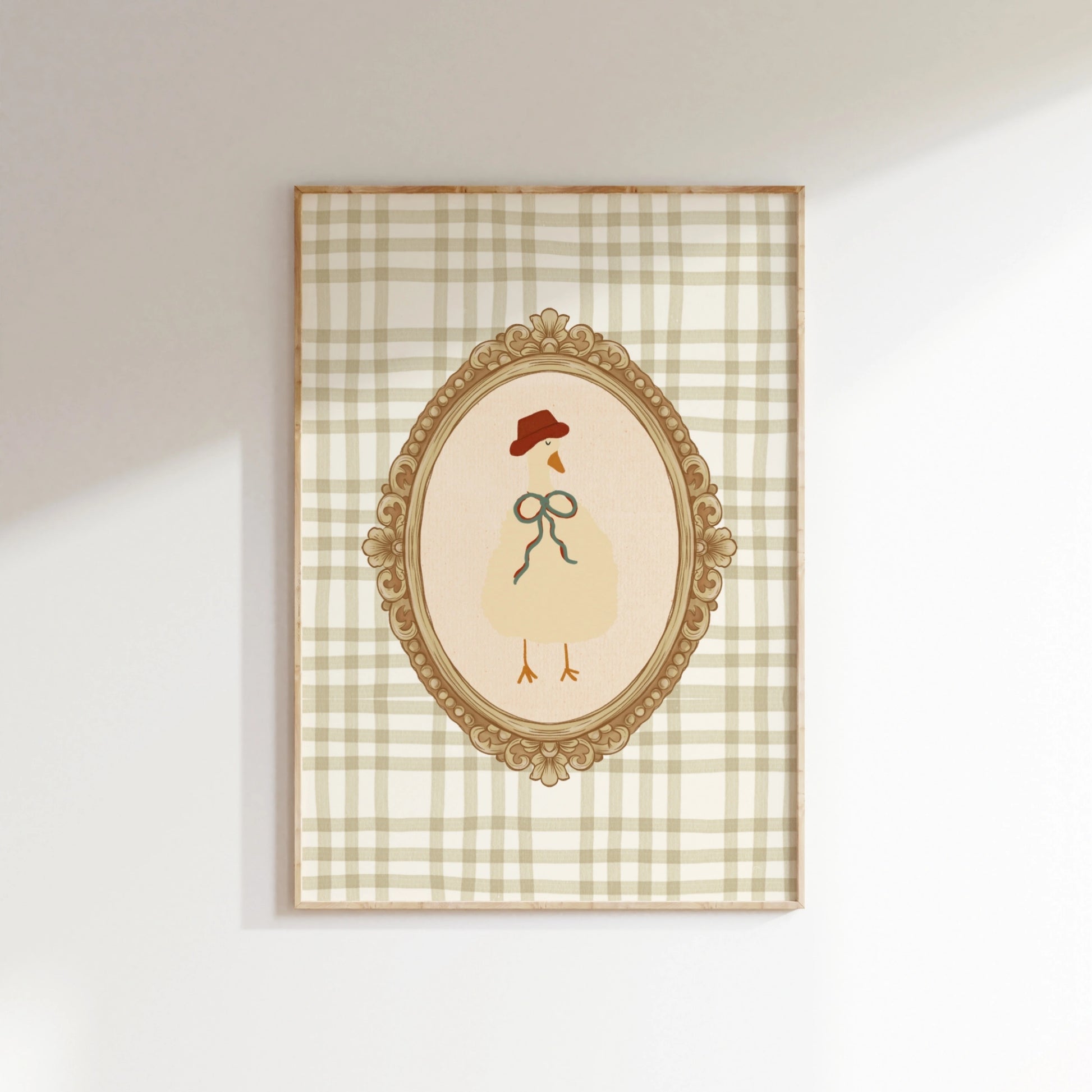 Retro Animal Wall Art, Vintage Nursery Decor