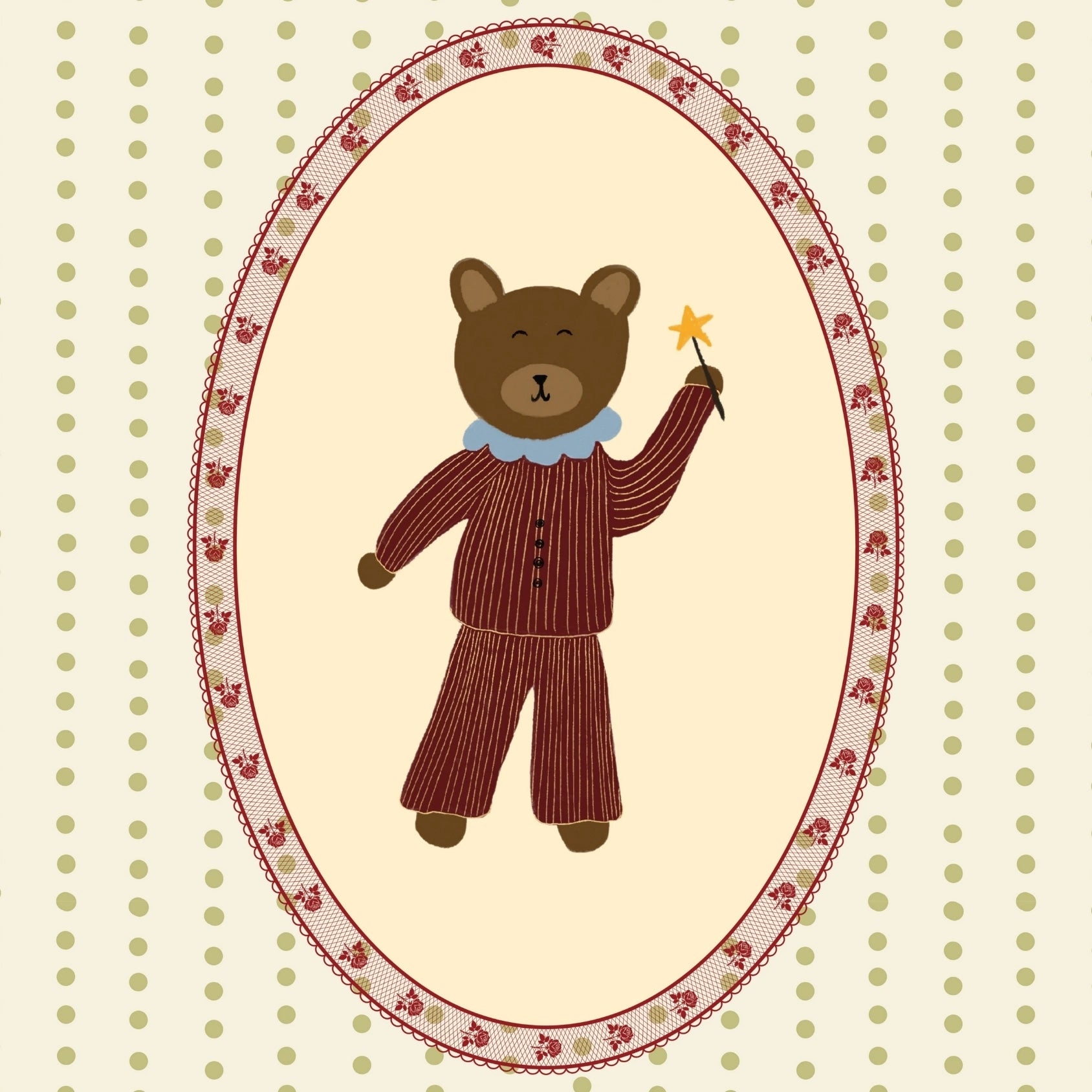 Magic Teddy Bear Print