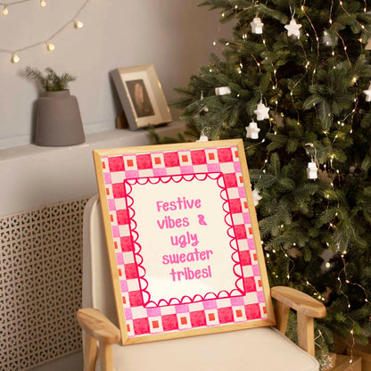 Retro Holiday Print