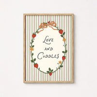 Arte murale con dolce citazione cottagecore