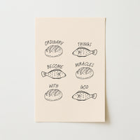 Ordinary Things Become Miracles – Christian Wall Art, Christian Wall Decor