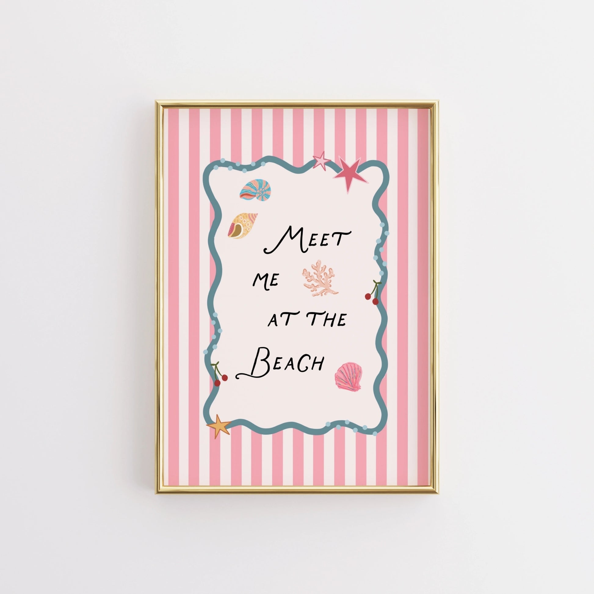Surf Up Wall Art - Poster colorato con tavola da surf