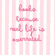 Books Over Real Life – Arte de pared literario