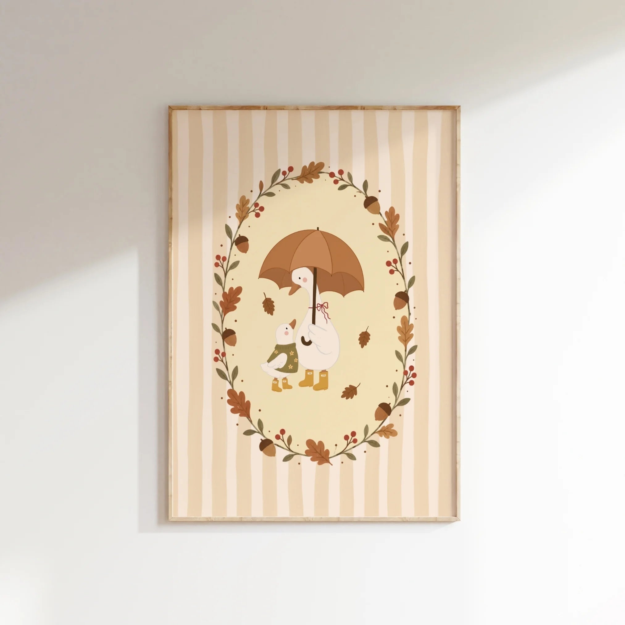 Mama Goose and Baby – Nursery & Kids Wall Art