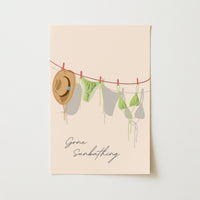 Gone Sunbathing Wall Art