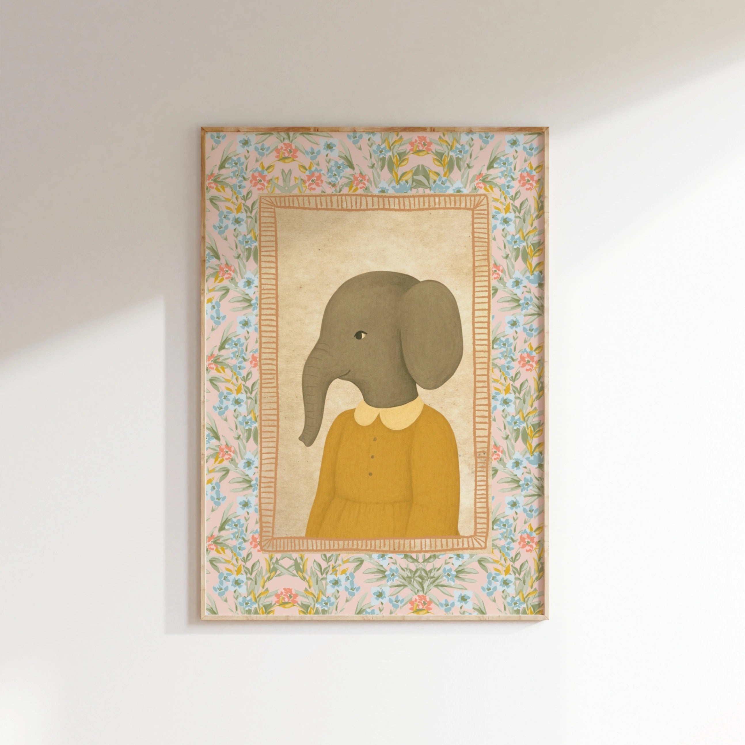 Retro Animal Wall Art, Vintage Nursery Decor