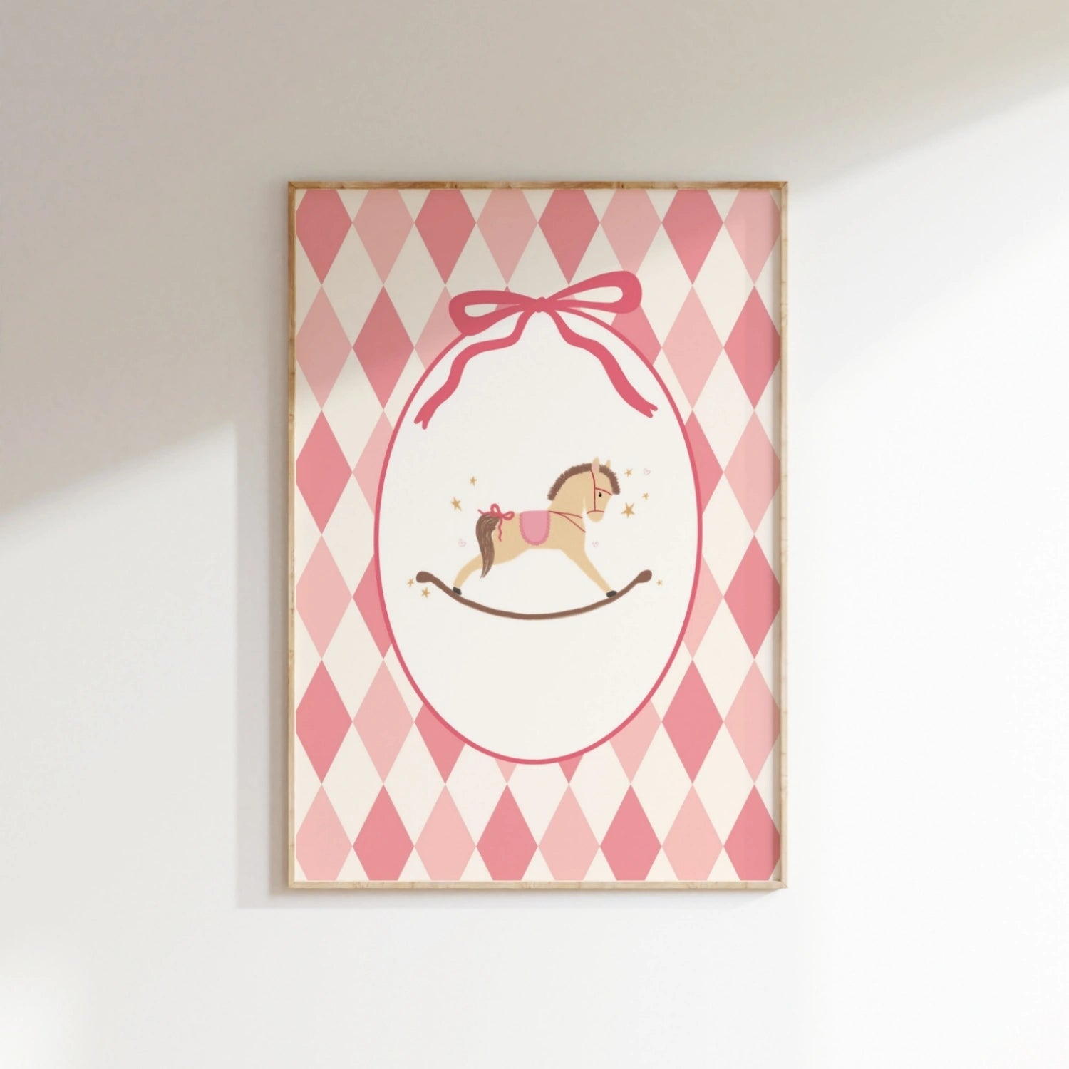 Pink Vintage Nursery Decor, Girls Room Decor