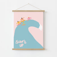 Surf’s Up Print – Playful Surfing Wall Art