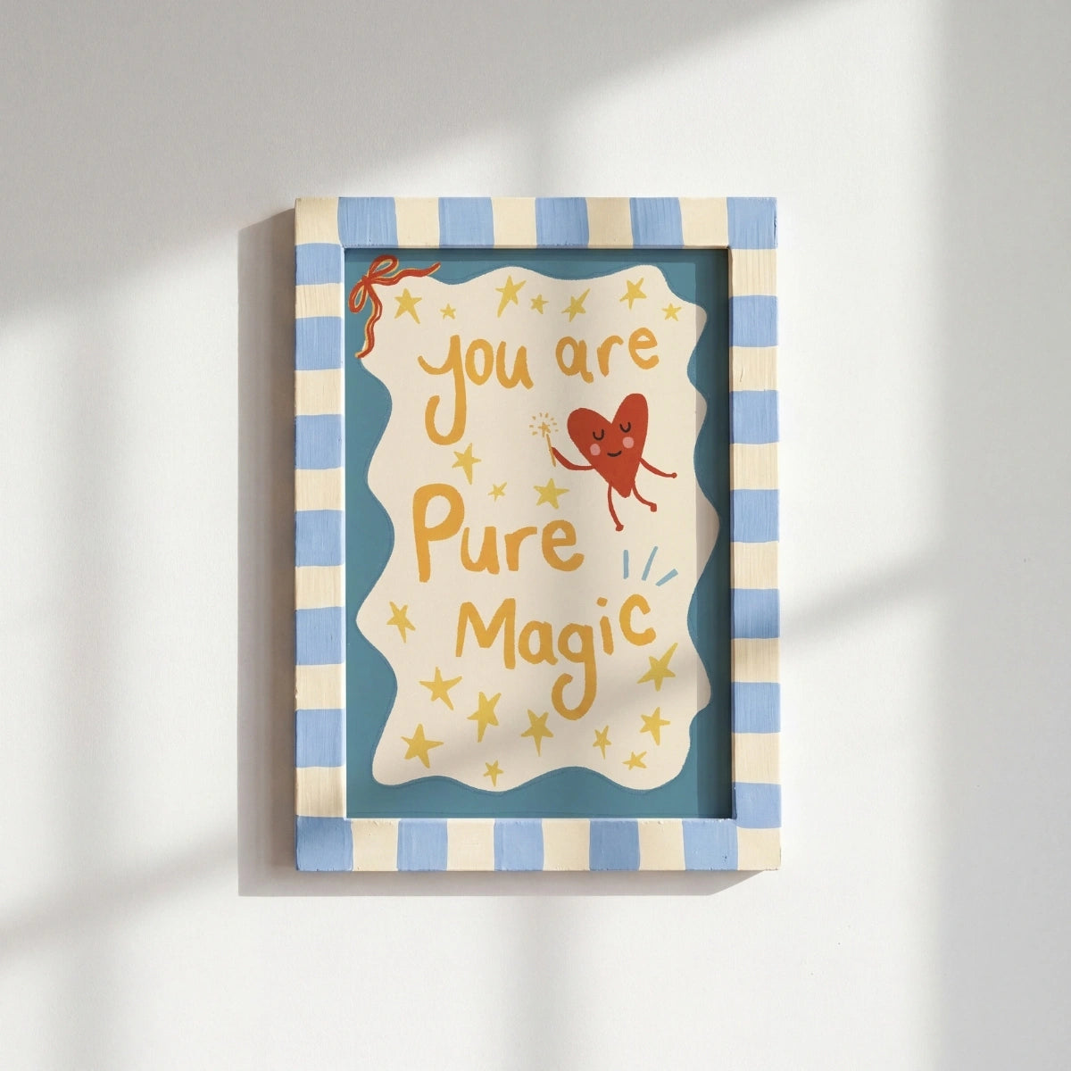 Retro Playroom Poster, Colorful Kids Decor